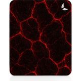 GoLite Classic - 22x18 Magma Gaming Oyuncu Mouse Pad Kaymaz Taban Büyük Klavye Fare Altlığı Mousepad - Kırmızı - Siyah