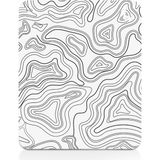 GoLite Classic - 22x18 Top-Beyaz Gaming Oyuncu Mouse Pad Kaymaz Taban Büyük Klavye Fare Altlığı Mousepad - Karışık - Beyaz