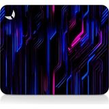 GoLite Classic - 27x23 Cyber Gaming Oyuncu Mouse Pad Kaymaz Taban Büyük Klavye Fare Altlığı Mousepad - Bordo - Mavi