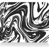GoLite Classic - 27x23 Inkstorm Gaming Oyuncu Mouse Pad Kaymaz Taban Büyük Klavye Fare Altlığı Mousepad - Siyah - Beyaz