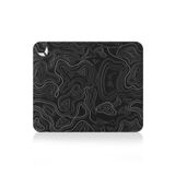 GoLite Classic - 27x23 Topography Siyah Ofis Ve Oyuncu Mouse Pad Kaymaz Taban Fare Altlığı Mousepad Medium