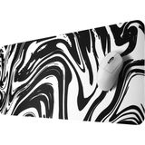GoLite Classic - 70x30 Inkstorm Gaming Oyuncu Mouse Pad Kaymaz Taban Büyük Klavye Fare Altlığı Mousepad - Siyah - Beyaz