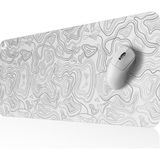 GoLite Classic - 70x30 Top-Beyaz Gaming Oyuncu Mouse Pad Kaymaz Taban Büyük Klavye Fare Altlığı Mousepad - Karışık - Beyaz