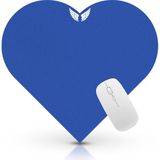 GoLite Kalp Şekilli Mavi Mouse Pad Hediyelik Medium Fare Altlığı Özel Dekoratif Mousepad