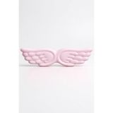 GoLite Melek Kanat Şekilli Pembe Klavye Bilek Desteği Ergonomik Konforlu Memory Foam Kaymaz Bilek Yastığı