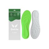 GoLite Ortopedik Tabanlık, Yumuşak Masaj Etkili, Spor Ayakkabı İçin, Topuk Dikeni Desteği, Nefes Alabilen Kumaş, M48 (Yeşil, 44-45)