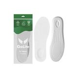 GoLite Yün Keçe Ayakkabı Tabanlığı – Yumuşak Konforlu Keçe İç Taban, Sıcak Tutan Topuk Yastıklı Ayakkabı İç Tabanı, Günlük Kullanım ve Spor İçin Uygun, Soğuk Havalar İçin Ayakkabı Tabanı (Beyaz, 45)