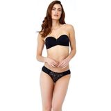 Golshan 128-011 Gala Balconette Foam Cup Siyah Sütyen