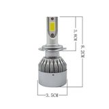 Gomax H7 Şimşek Etkili Xenon 4000 Lümen Led Far