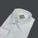 Gömlek Galerisi Klasik Geniş Kesim Düz Oxford Uzun Kollu Pamuk Erkek Gömlek - Beyaz - 2XL