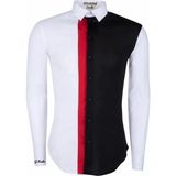 Gömlekçi Kadir Kişiye Özel Dikim Modelli Isimli Nakışlı Erkek Gömlek - 2XL - 001 - Beyaz