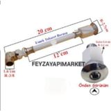 Gömme Asma Klozet Taharet Çubuğu 17 Cm 20 Cm Veya 27 Cm 17 Cm Dirsekli