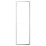 Gömme dolap için sürgü kapak iskeleti, alüminyum, 77x231 cm