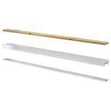 Gömme Dolap Sürgü Kapak İskeleti için Ray, Alüminyum, 12.2x200 cm, Kanallı