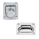 Gömme Kulp, Yaylı Tutamak, Inox 316, 76x57mm