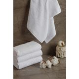Gön Ev Tekstili Beyaz Banyo Havlusu 2 Adet, %100 Pamuk 1.kalite 420 gram 70x140 Cm Otel Havlusu
