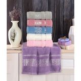 Gön Ev ve Otel Tekstili Bambu El Havlusu 12 Adet 50 x 90 cm Yumuşak ve Su Emici - 50 x 90 cm - Çok Renkli