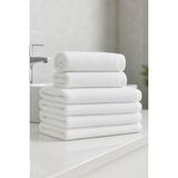 Gön Ev ve Otel Tekstili Beyaz Banyo Havlusu 10 Adet 70X140 cm 420 Gram Otel Havlusu %100 Pamuk - 70 x 140 cm