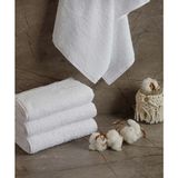 Gön Ev ve Otel Tekstili Beyaz El Yüz Havlusu Otel Havlusu 10 Adet %100 Pamuk 230 gr 50 x 90 cm