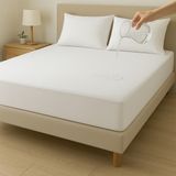 Gön Ev ve Otel Tekstili Tek ve Çift Kişilik Sıvı Geçirmez Komple Lastikli Fitted Alez - 100 x 200 cm - Beyaz
