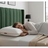 Gön Ev ve Otel Tekstili Tombul Ortopedik Visco Yastık 40X60 cm 16 cm Yükseklik- Boyun & Omurga Destekli Ergonomik Uyku Yastığı - 40 x 60 cm - Beyaz