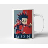 Gon Hunter x Hunter Anime Tasarım Kupa - Hediyelik Kupa - Baskılı Kupa - 001 - Beyaz - 300 ml
