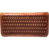 Gön Kadın Handmade Deri Cüzdan - Taba