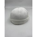 Gonca Şapka Lüks Keten Takke Docker Retro Şapka - 55 - 60 cm - Krem