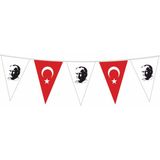 Gönder Bayrak 20x30 cm 27'li Eski Türk Devletleri Sopalı Bayrak Seti