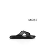 GÖNDERİR Erkek Çapraz Bantlı Hakiki Deri Terlik, DYMA83242824