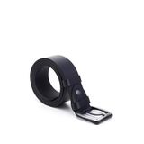 GÖNDERİR Erkek Hakiki Deri 4,5 Cm Kot Kemeri DDMK32413651 Lacivert Antik