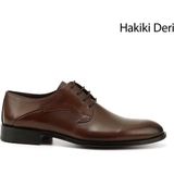 Gönderi(r) Erkek Kahve Bağcıklı Kösele Taban Hakiki Deri Klasik Ayakkabı