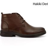 GÖNDERİ(R) Erkek Kahverengi Fermuarlı Hakiki Deri Klasik Bot