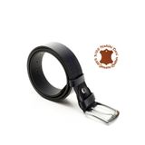 GÖNDERİ(R) Erkek Lacivert Antik Hakiki Deri 4 Cm Kot Kemeri