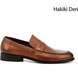 Gönderi(r) Erkek Taba Antik Kösele Taban Hakiki Deri Loafer Ayakkabı - Antik Taba