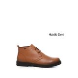 GÖNDERİ(R) Kadın Açık Taba Oxford Kalıp Kauçuk Taban Hakiki Deri Bot