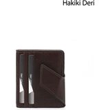 Gönderi(r) Kadın Kahverengi Hakiki Deri Unisex Kartlık