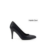 GÖNDERİ(R) Kadın Lacivert Antik Sivri Burun Ince Topuklu Hakiki Deri Stiletto