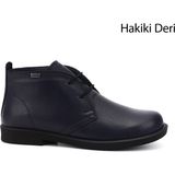 Gönderi(r) Kadın Lacivert Kauçuk Taban Hakiki Deri Bot