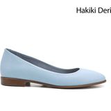 Gönderi(r) Kadın Mavi Antik Hakiki Deri Babet