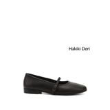 GÖNDERİ(R) Kadın Siyah Mary Jane Hakiki Deri Babet
