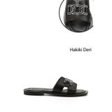 GÖNDERİR Kadın Tokalı Hakiki Deri Terlik DYZA74835719