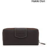 Gönderi(r) Kahverengi - Taba Gön Hakiki Deri Kadın Cüzdan 06909