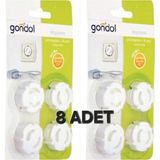 Gondol 8 Adet Priz Kapatıcı Priz Kapağı Çocuk Güvenliği