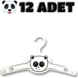 Gondol Bebek Pandali Çocuk Elbise Askısı Beyaz 12 Adet G228p Beyaz