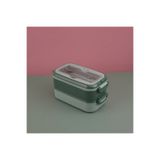 Gondol Diyet & Öğün Taşıma İçin 2 Katlı Kaşık Çatallı Beslenme Kutusu-1,8 L Lunch Box