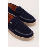 Gondol Erkek Hakiki Deri Casual Flötr Ayakkabı (Moc-Toe) cz.464 Lacivert