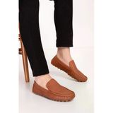 Gondol Erkek Hakiki Deri Hafif Taban Loafer Ayakkabı tx.13800 Taba