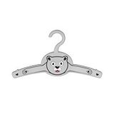 Gondol Funny Bear 4'lü Gri Giysi Askısı
