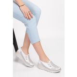 Gondol Hakiki Deri Dolgu Taban Rahat Yazlık Ayakkabı esfa.4001